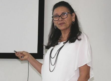 Professora Ângela Líbia Cardoso apresentou mais de 30 anos dedicados à docência